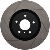 StopTech Power Slot 03-07 350z/ 03-04 G35 w/ Brembo SportStop Slotted Front Right Rotor Stoptech Brake Rotors - Slotted  AXOPROS