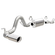 MagnaFlow Cat-Back 2016 Toyota Tacoma 3.5L V6 SS 3in Single Pass Side Exit Rear 4in Tip Magnaflow Catback  AXOPROS