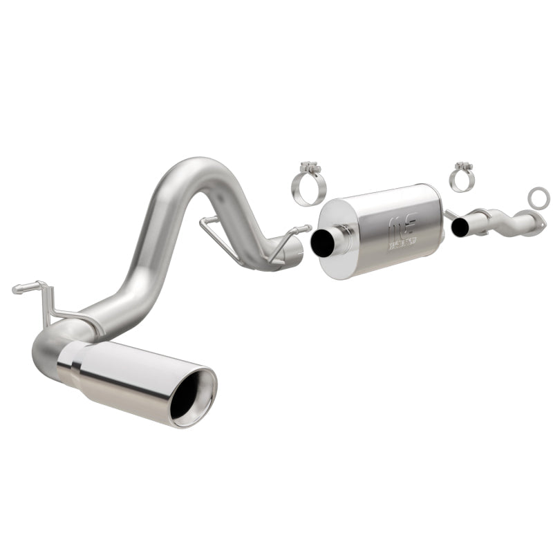 MagnaFlow Cat-Back 2016 Toyota Tacoma 3.5L V6 SS 3in Single Pass Side Exit Rear 4in Tip Magnaflow Catback  AXOPROS