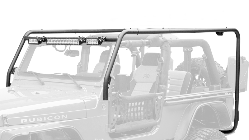 Body Armor 4x4 07-18 Jeep Wrangler JK 2/4dr Roof Rack Front/Rear Frame Kit Body Armor 4x4 Roof Rack  AXOPROS