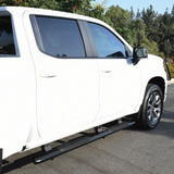 Westin 2019 Chevrolet Silverado/Sierra 1500 Crew Cab Non LD PRO TRAXX 4 Oval Nerf Step Bars - Black Westin Nerf Bars  AXOPROS