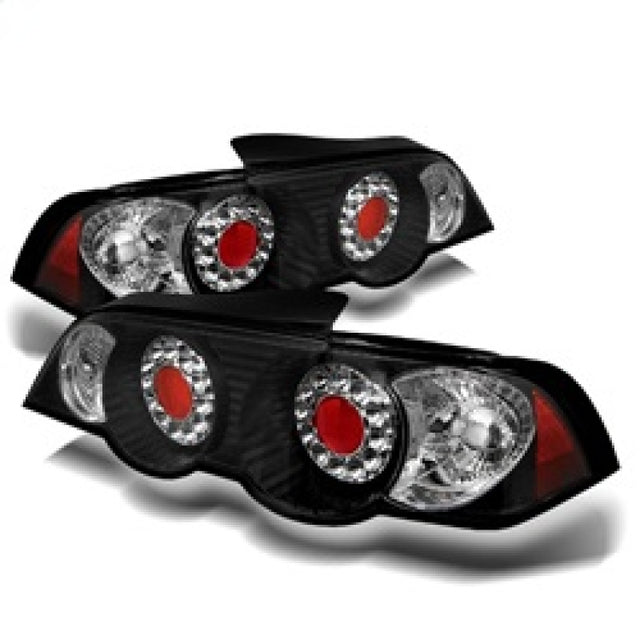 Spyder Acura RSX 02-04 LED Tail Lights Black ALT-YD-ARSX02-LED-BK SPYDER Tail Lights  AXOPROS