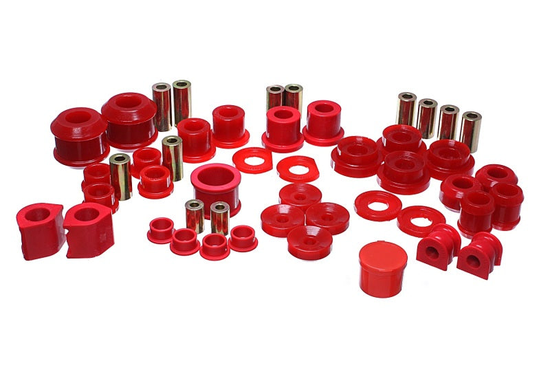 Energy Suspension 06-11 Honda Civic Si Red Master Bushing Set Energy Suspension Bushing Kits  AXOPROS