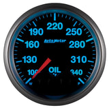 Autometer Elite 52mm 100-340 Deg F Oil Temp Peak & Warn w/ Electronic Control Gauge AutoMeter Gauges  AXOPROS