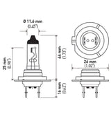 Hella Optilux 12V/55W H7 Extreme Blue Bulb (Pair) Hella Bulbs  AXOPROS