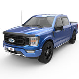 EGR 15+ Ford F150 Crew Cab In-Channel Window Visors - Set of 4 - Matte (573495) EGR Wind Deflectors  AXOPROS