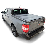 Westin 22-23 Ford Maverick 4WD 4ft. 6in. Bed Hard Tri-Fold Tonneau Cover - Black Westin Tonneau Covers - Hard Fold  AXOPROS