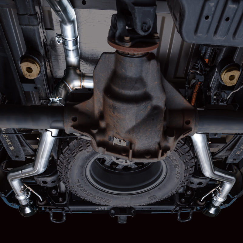 AWE Tuning 2021+ Ford F-150 Tremor (w/ Bumper Cutouts) 0FG Non-Resonated Catback -Diamond Black Tips AWE Tuning Catback  AXOPROS