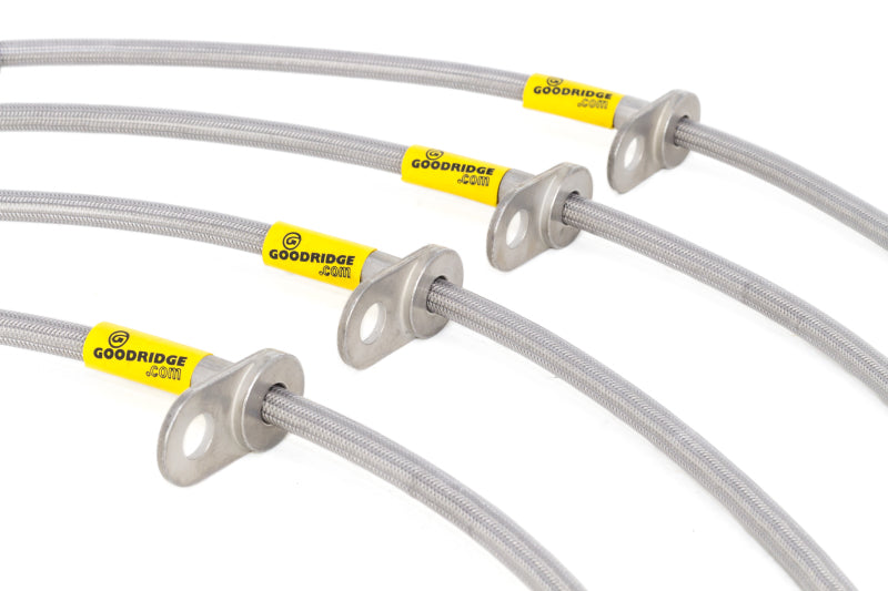 Goodridge 00-05 Toyota MR2 Spyder Stainless Steel Brake Line Kit Goodridge Brake Line Kits  AXOPROS