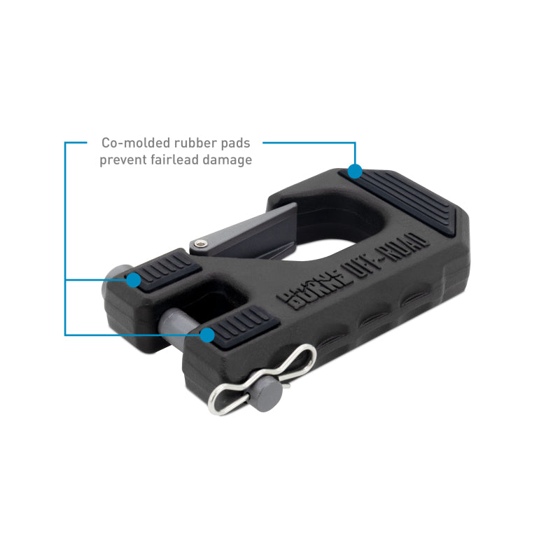 Borne Off-Road Winch Hook - 3/8in Rope - Hand Strap - Blue Borne Off-Road Winch Accessories  AXOPROS