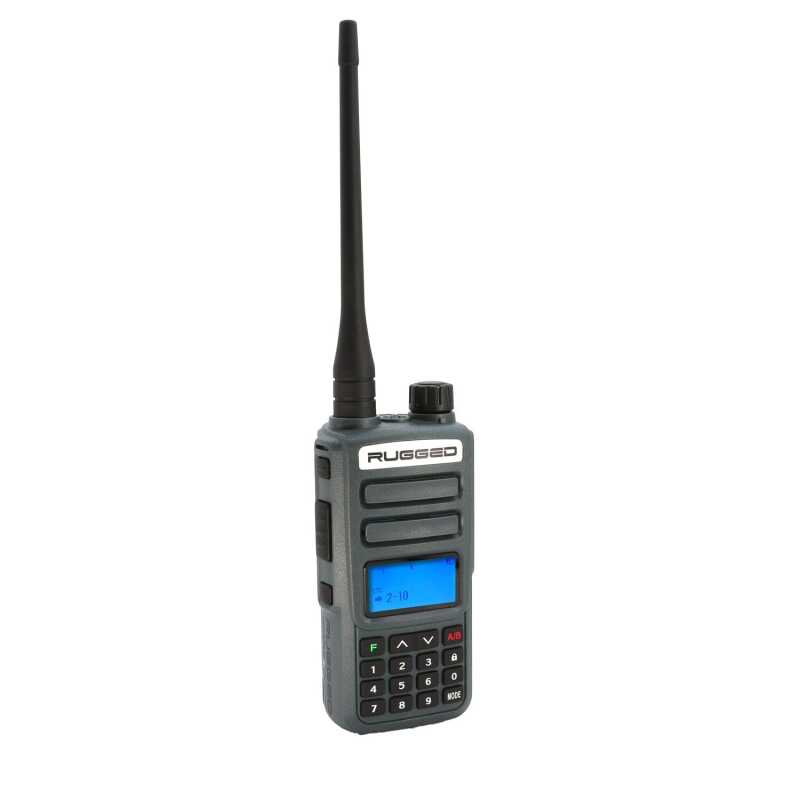 Rugged Radios Rugged GMR2 PLUS - GMRS / FRS Two Way Handheld Radio Grey Rugged Radios Radio Communications  AXOPROS
