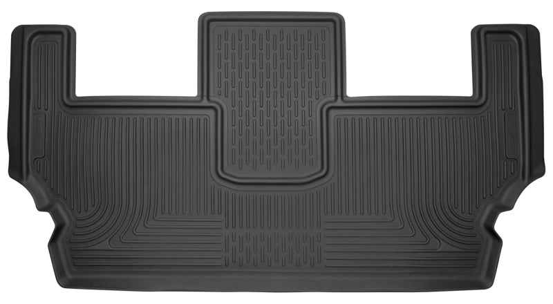 Husky Liners 2017 Chrysler Pacifica (Stow and Go) 3rd Row Black Floor Liners Husky Liners Floor Mats - Rubber  AXOPROS