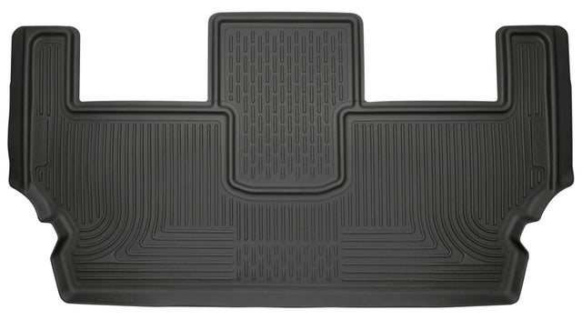 Husky Liners 2017 Chrysler Pacifica (Stow and Go) 3rd Row Black Floor Liners Husky Liners Floor Mats - Rubber  AXOPROS