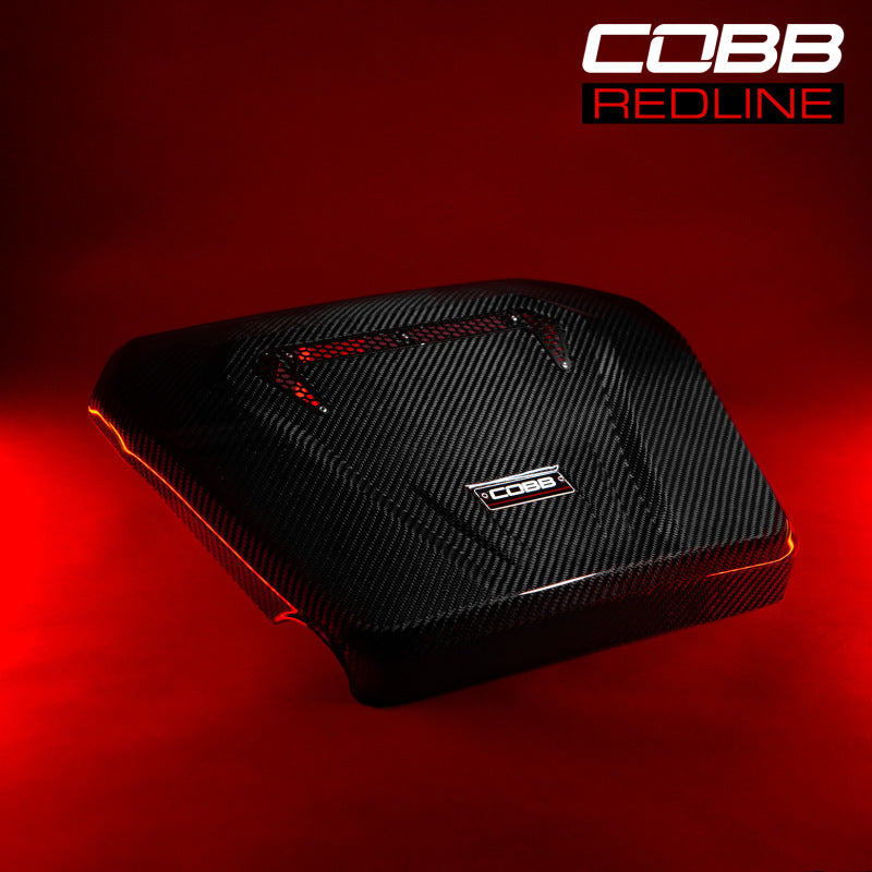 Cobb Volkswagen GTI (MK7/MK7.5/MK8) / Golf R / Audi A3 & S3 (8V) Redline Carbon Fiber Engine Cover COBB Engine Covers  AXOPROS
