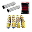 McGard SplineDrive Tuner 5 Lug Install Kit w/Locks & Tool (Cone) M12X1.25 / 13/16 Hex - Gold McGard Lug Nuts  AXOPROS