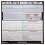 K&N Replacement Air Filter MERCEDES-BENZ V8 w/F/I, 1976-93 K&N Engineering Air Filters - Drop In  AXOPROS