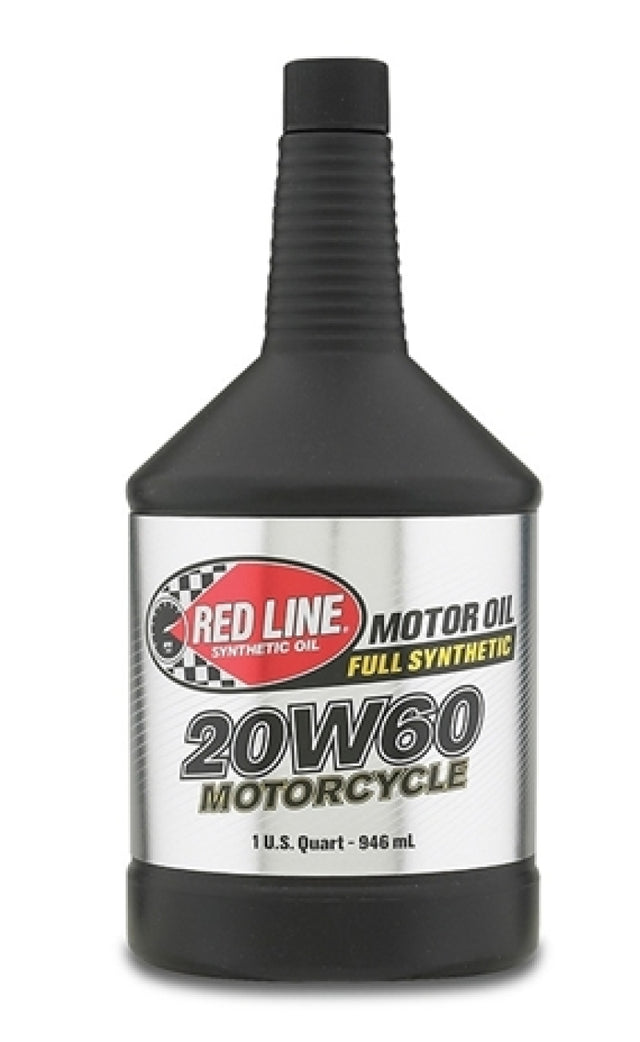 Red Line 20W60 Motorcycle Oil - Quart Red Line Motor Oils  AXOPROS