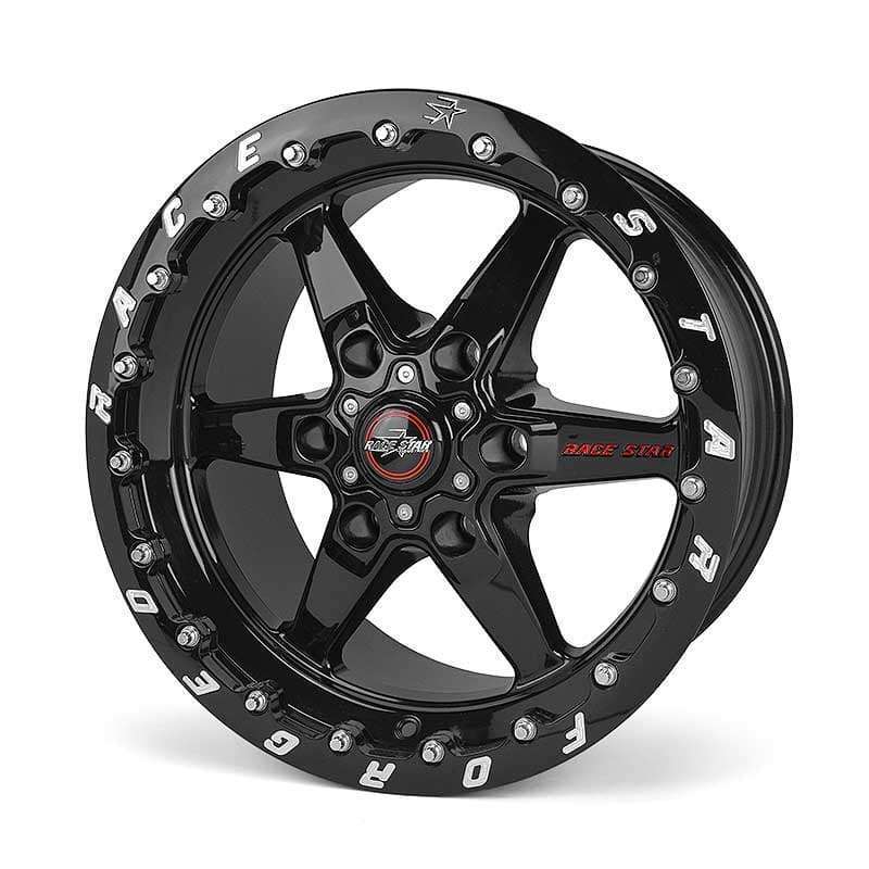 Race Star 93 Truck Star 17x9.50 6x5.50bc 6.125bs Gloss Black Wheel - Single Beadlock Race Star Wheels - Cast  AXOPROS