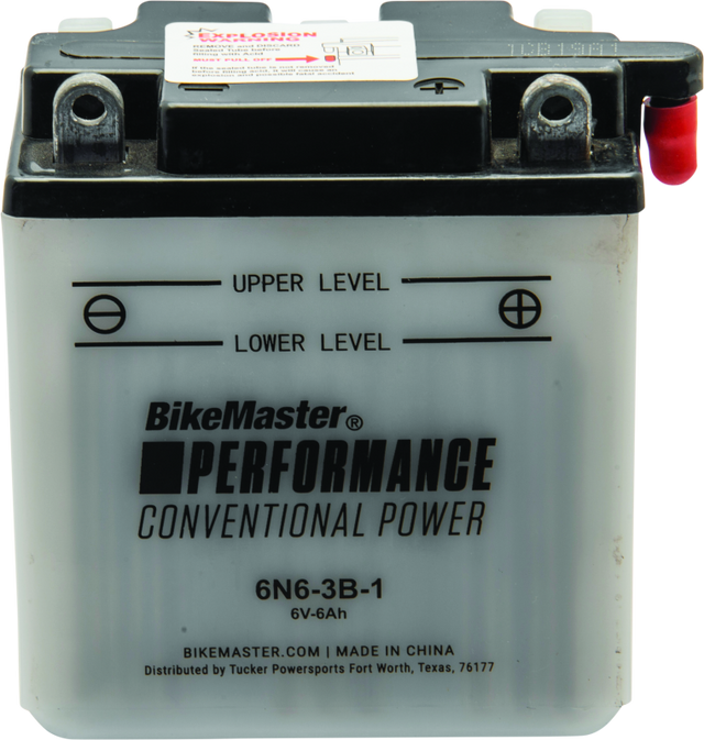 BikeMaster Battery - 6N6-3B-1 BikeMaster Batteries  AXOPROS