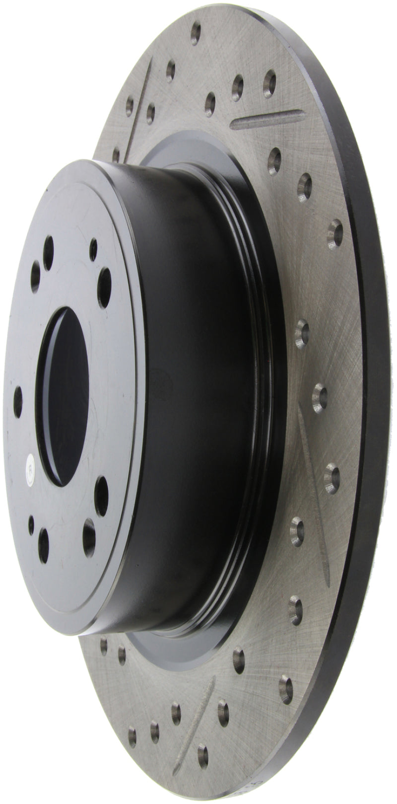 StopTech 09-10 Acura TSX / 08-10 Honda Accord Coupe/05-10 Sedan Right Rear Slotted & Drilled Rotor Stoptech Brake Rotors - Slot & Drilled  AXOPROS