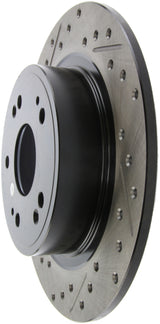 StopTech 09-10 Acura TSX / 08-10 Honda Accord Coupe/05-10 Sedan Right Rear Slotted & Drilled Rotor Stoptech Brake Rotors - Slot & Drilled  AXOPROS