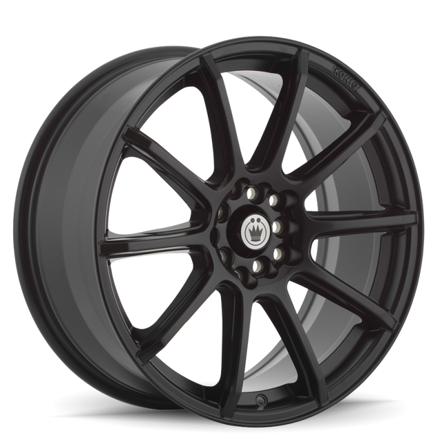 Konig Konig Control 17x7 5x105 / 5x114.3 ET40 Matte Black Wheels - Cast aftermarket performance part