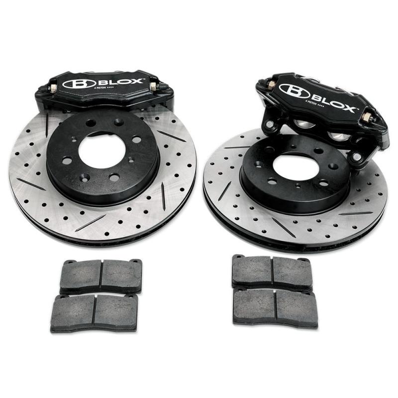 BLOX Racing 92-95 Honda Civic Tuner Series Front Brake Upgrade Kit BLOX Racing Big Brake Kits  AXOPROS