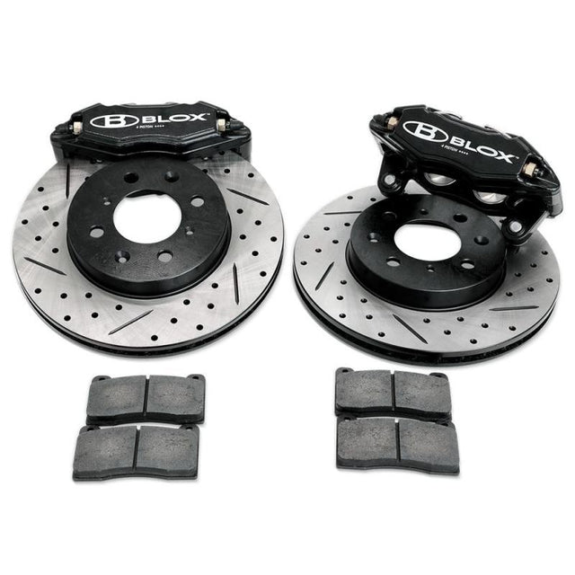 BLOX Racing 92-95 Honda Civic Tuner Series Front Brake Upgrade Kit BLOX Racing Big Brake Kits  AXOPROS