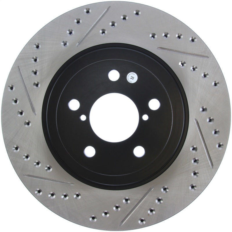 StopTech Slotted & Drilled Sport Brake Rotor Stoptech Brake Rotors - Slot & Drilled  AXOPROS