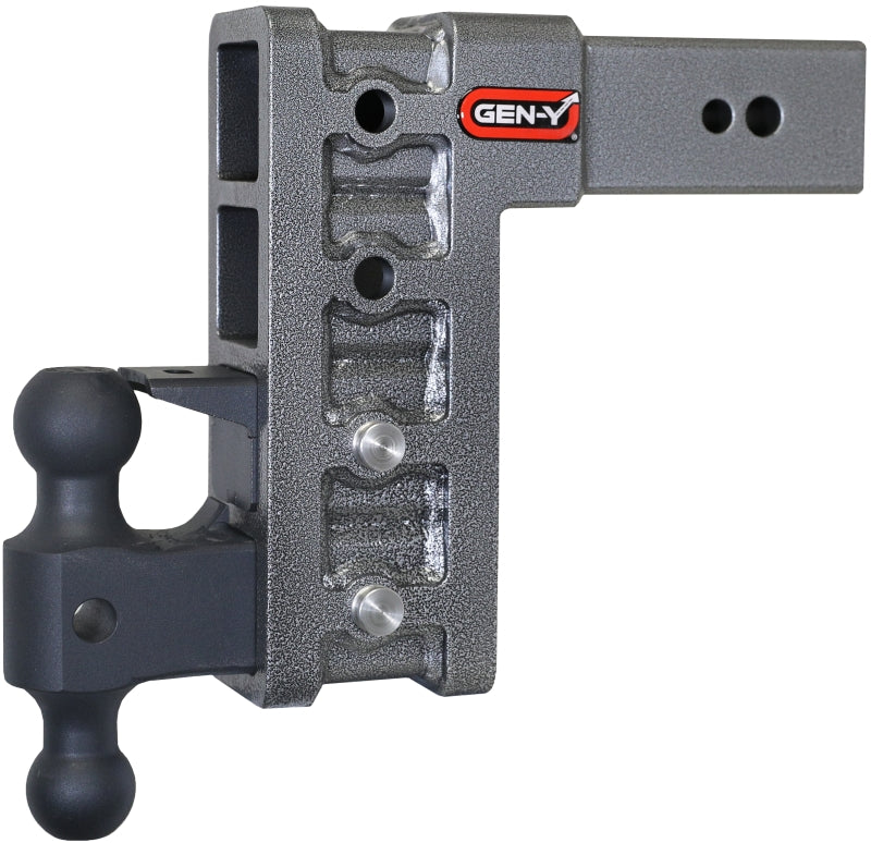 Gen-Y Mega Duty 3in Shank 9in Drop 3.5K TW 32K Hitch w/GH-0161 Dual-Ball/GH-0162 Pintle Lock GEN-Y Hitch Hitch Receivers  AXOPROS