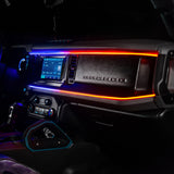ORACLE Lighting Oracle 21-25 Ford Bronco ColorSHIFT LED Interior Dash Board Kit Headlights aftermarket performance part