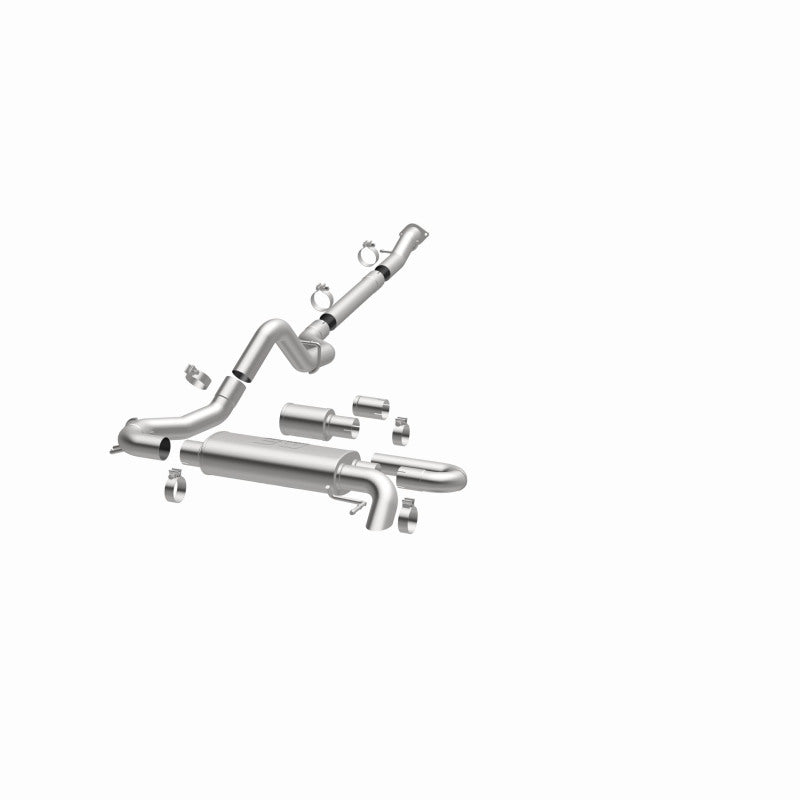 MagnaFlow 2021 Ford Bronco Overland Series Cat-Back Exhaust w/ Single Straight Driver Exit- No Tip Magnaflow Catback  AXOPROS