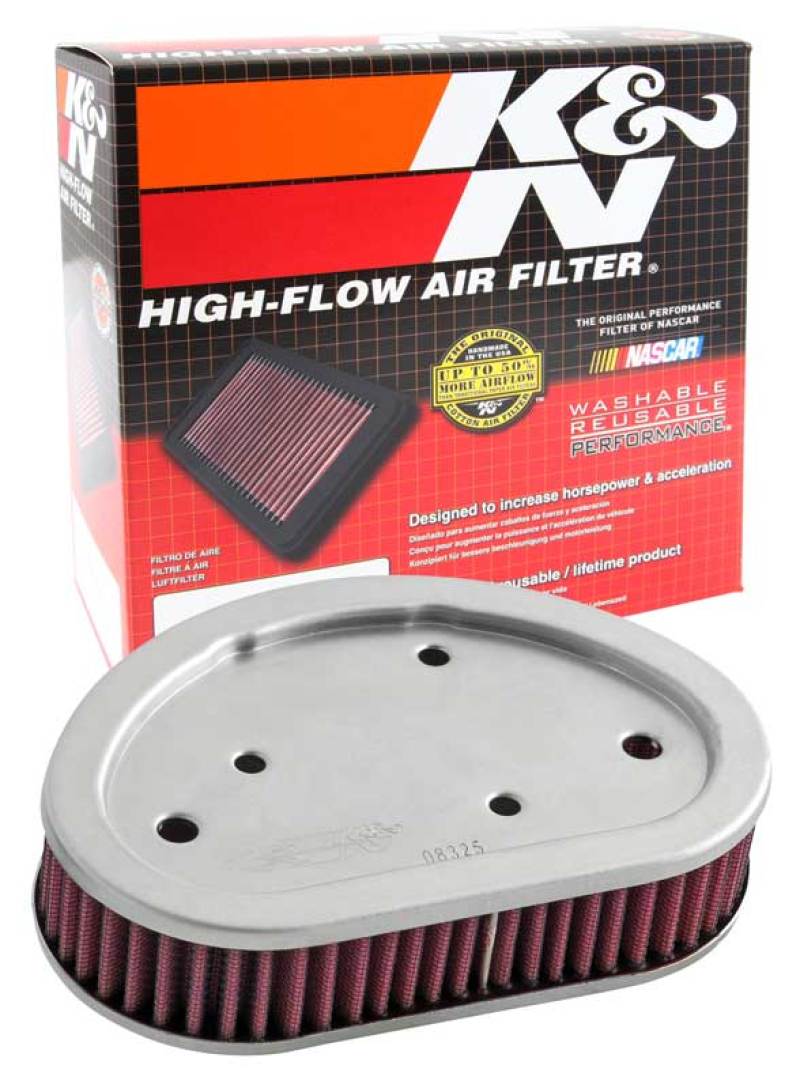 K&N 08-09 Harley Replacement Air Filter K&N Engineering Air Filters - Direct Fit  AXOPROS
