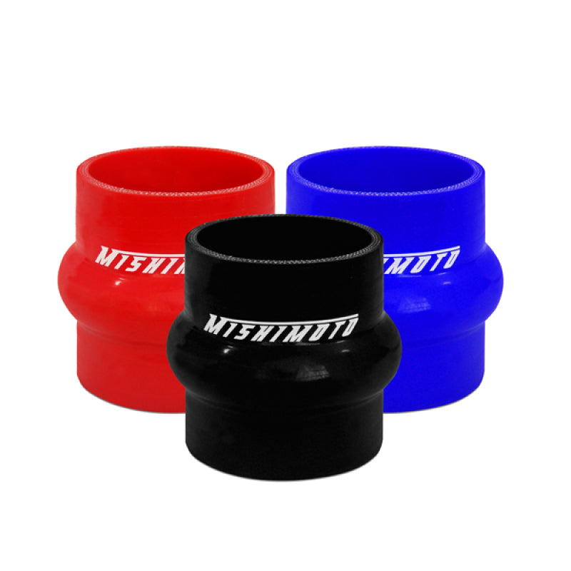 Mishimoto 2.5in Black Hump Hose Coupler Mishimoto Silicone Couplers & Hoses  AXOPROS