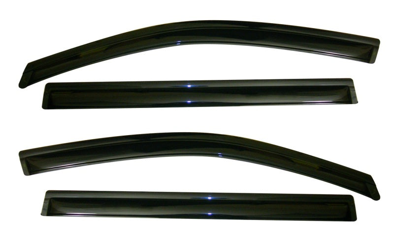 AVS 11-18 Nissan Quest Ventvisor Outside Mount Window Deflectors 4pc - Smoke AVS Wind Deflectors  AXOPROS