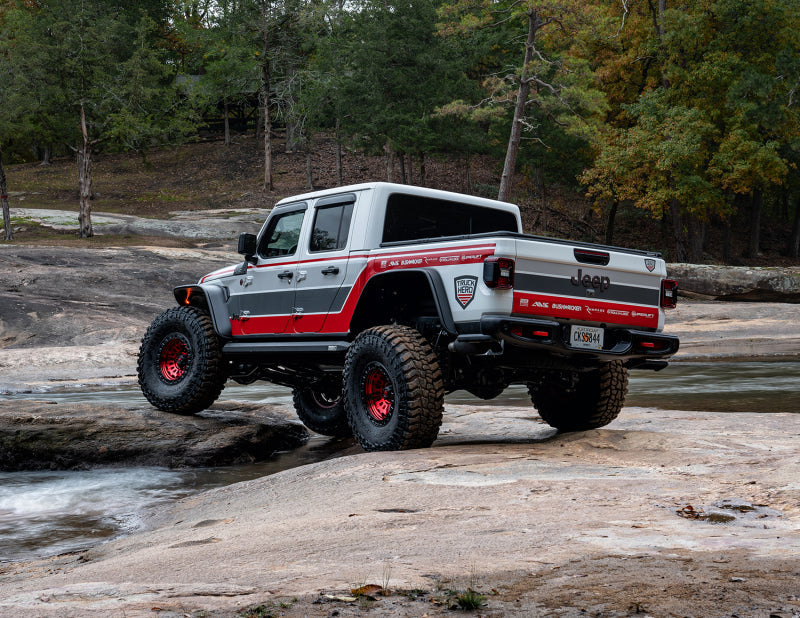 Bushwacker 2020 Jeep Gladiator Launch Edition Flat Style Flares 4pc - Black Bushwacker Fender Flares  AXOPROS