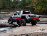 Bushwacker 2020 Jeep Gladiator Launch Edition Flat Style Flares 4pc - Black Bushwacker Fender Flares  AXOPROS