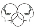 Carli 05-07 Ford F250/350 SD Hardware Braided Brake Lines 4.5in System Carli Brake Line Kits  AXOPROS