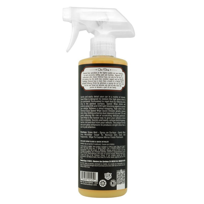 Chemical Guys Speed Wipe Quick Detailer - 16oz Chemical Guys Car Waxes  AXOPROS