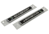 Ford Racing Black/Silver EcoBoost Emblem 3-1/2in x 9/16in - Set of 2 Ford Racing Other Body Components  AXOPROS