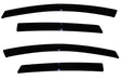 AVS 09-18 Ford Fiesta (Sedan & Hatch) Ventvisor Outside Mount Window Deflectors 4pc - Smoke AVS Wind Deflectors  AXOPROS