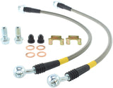 StopTech 06-09 Pontiac Solstice Stainless Steel Rear Brake Line Kit Stoptech Brake Line Kits  AXOPROS