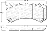 StopTech Performance 09-15 Cadillac CTS Front Brake Pads Stoptech Brake Pads - Performance  AXOPROS