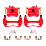 Power Stop 97-99 Acura CL Front Red Calipers w/Brackets - Pair PowerStop Brake Calipers - Perf  AXOPROS