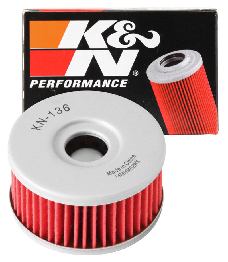 K&N Suzuki / Betamotor 2.375in OD x 1.25in H Oil Filter K&N Engineering Air Filters - Direct Fit  AXOPROS