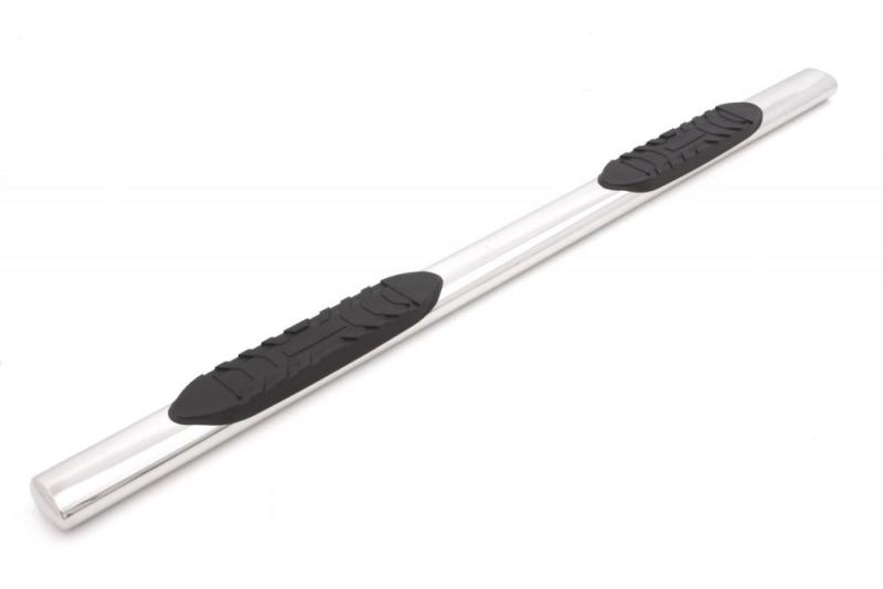 Lund 07-17 Chevy Silverado 1500 Crew Cab 5in. Oval Straight SS Nerf Bars - Polished LUND Nerf Bars  AXOPROS