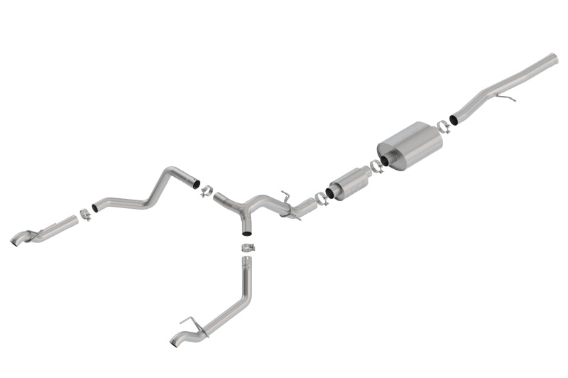 Borla 19 Chevrolet Silverado/GMC Sierra 1500 6.2L SS (S-Type) Catback Exhaust w/ Factory Tips Borla Catback  AXOPROS