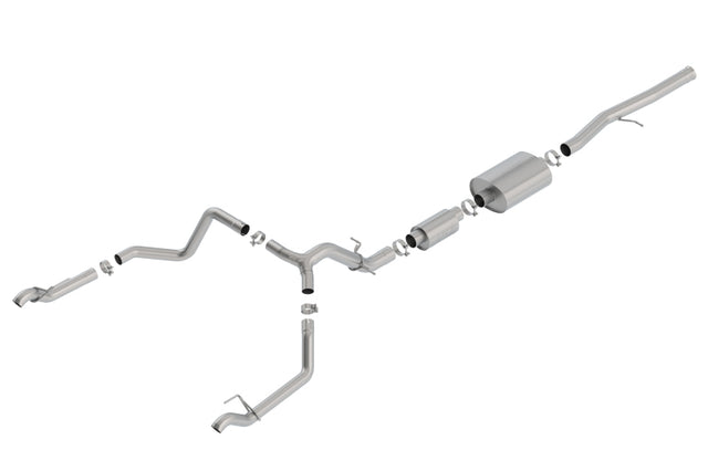Borla 19 Chevrolet Silverado/GMC Sierra 1500 6.2L SS (S-Type) Catback Exhaust w/ Factory Tips Borla Catback  AXOPROS