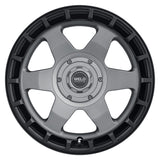 Weld Weld Off-Road Ridge 17x9 - 5x114.3 / 5x127 BP - ET-12 - 78.1mm CB Satin Gunmetal Wheel (Black Ring) Wheels - Cast aftermarket performance part