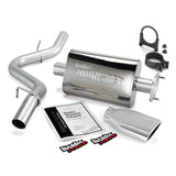 Banks Power 91-95 Jeep 4.0L Wrangler Monster Exhaust System - SS Single Exhaust w/ Chrome Tip Banks Power Catback  AXOPROS